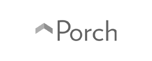 porch logo black and white