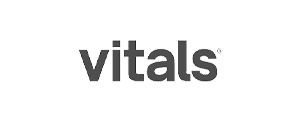 vitals logo black and white